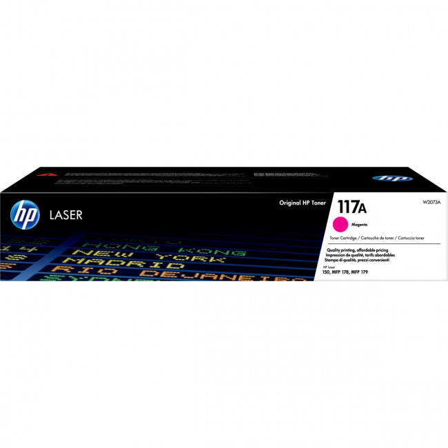 Тонер-картридж HP LaserJet 117A Magenta (W2073A) — для бизнеса и офиса Тонер-картридж HP LaserJet 117A Magenta (W2073A) — для бизнеса и офиса