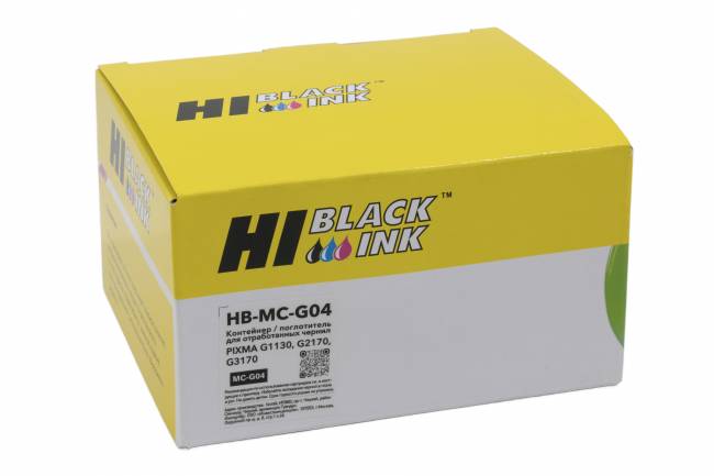 Контейнер/поглотитель для отработанных чернил Hi-Black MC-G04 для Canon PIXMA G1130/G2170/G3170 — для бизнеса и офиса Контейнер/поглотитель для отработанных чернил Hi-Black MC-G04 для Canon PIXMA G1130/G2170/G3170 — для бизнеса и офиса