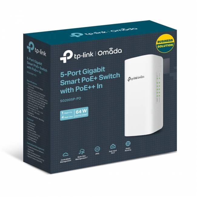 Коммутатор TP-Link SG2005P-PD — для бизнеса и офиса