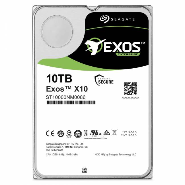 Жесткий диск Seagate Exos X10 ST10000NM0086 — для бизнеса и офиса Жесткий диск Seagate Exos X10 ST10000NM0086 — для бизнеса и офиса
