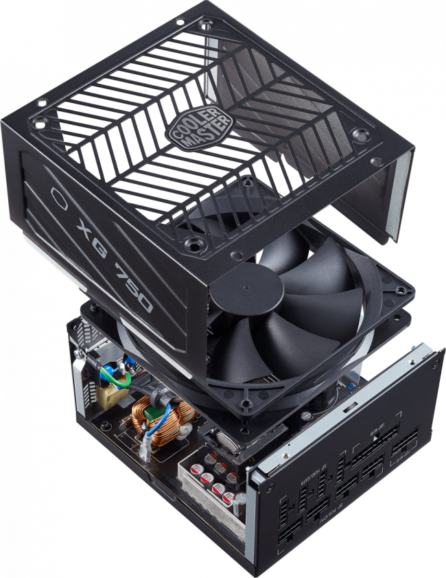 Блок питания 750Вт Cooler Master XG750 Platinum — для бизнеса и офиса Блок питания 750Вт Cooler Master XG750 Platinum — для бизнеса и офиса
