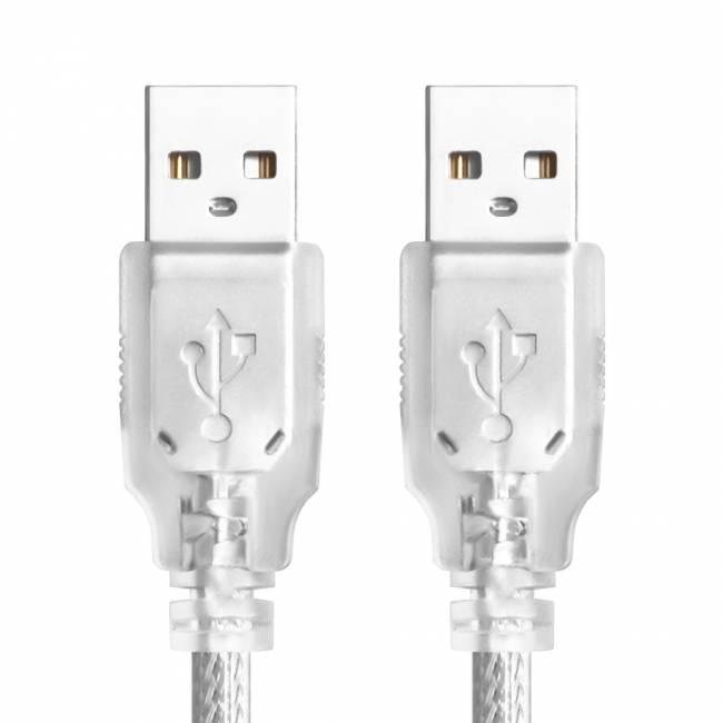 Greenconnect Кабель 1.0m USB 2.0, AM/AM, прозрачный, 28/28 AWG, экран, армированный, морозостойкий, GCR-UM3M-BB2S-1.0m Greenconnect USB 2.0 Type-AM - USB 2.0 Type-AM 1м — для бизнеса и офиса Greenconnect Кабель 1.0m USB 2.0, AM/AM, прозрачный, 28/28 AWG, экран, армированный, морозостойкий, GCR-UM3M-BB2S-1.0m Greenconnect USB 2.0 Type-AM - USB 2.0 Type-AM 1м — для бизнеса и офиса