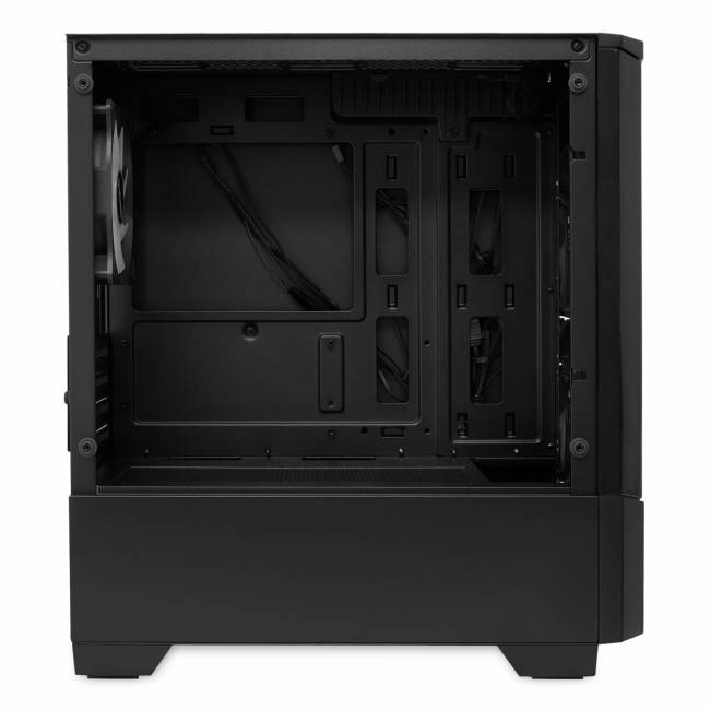 Корпус без блока питания HSPD M330-TGBK-ARGB — для бизнеса и офиса Корпус без блока питания HSPD M330-TGBK-ARGB — для бизнеса и офиса