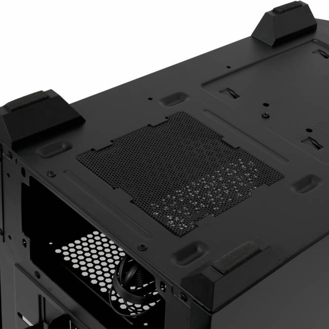 Корпус без блока питания HSPD M330-TGBK-ARGB — для бизнеса и офиса Корпус без блока питания HSPD M330-TGBK-ARGB — для бизнеса и офиса