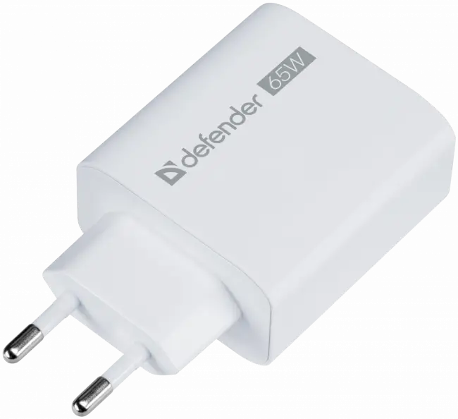 Defender Сетевое ЗУ UPA-165 USB A+C, 65W Defender 83582 — для бизнеса и офиса Defender Сетевое ЗУ UPA-165 USB A+C, 65W Defender 83582 — для бизнеса и офиса