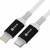 GCR Кабель PREMIUM 1.5m TypeC/Lightning MFI POWER DELIVERY 18 W, быстрая зарядка, белый силикон, AL case черный, белый ПВХ, GCR-53466 Кабель Greenconnect 1.5 м (GCR-53466) — для бизнеса и офиса