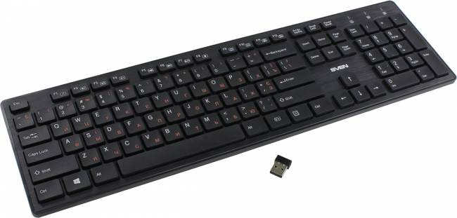 Беспроводная клавиатура SVEN KB-E5800W SVEN KB-E5800W — для бизнеса и офиса