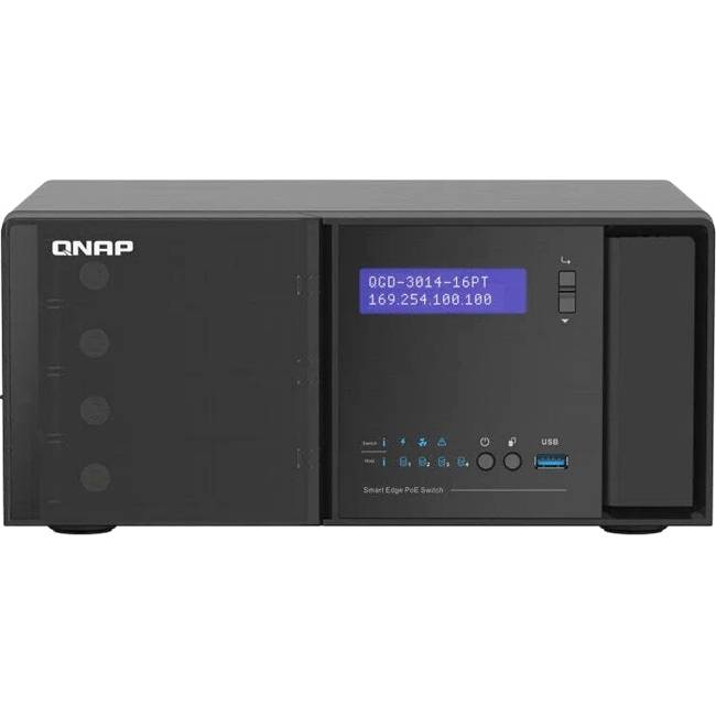Коммутатор Qnap QGD-3014-16PT-8G — для бизнеса и офиса Коммутатор Qnap QGD-3014-16PT-8G — для бизнеса и офиса