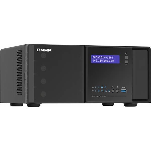 Коммутатор Qnap QGD-3014-16PT-8G — для бизнеса и офиса Коммутатор Qnap QGD-3014-16PT-8G — для бизнеса и офиса