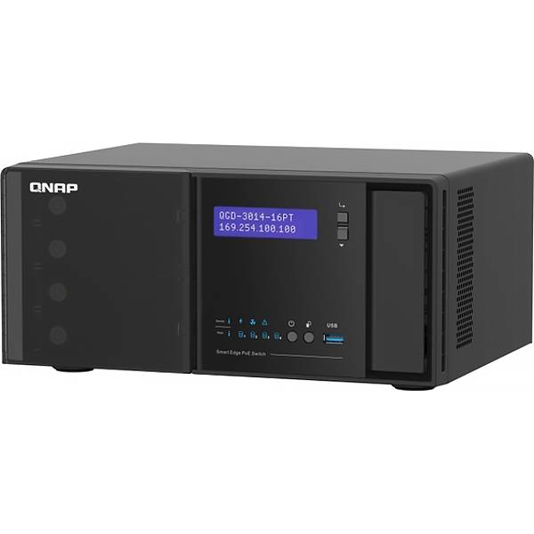 Коммутатор Qnap QGD-3014-16PT-8G — для бизнеса и офиса Коммутатор Qnap QGD-3014-16PT-8G — для бизнеса и офиса