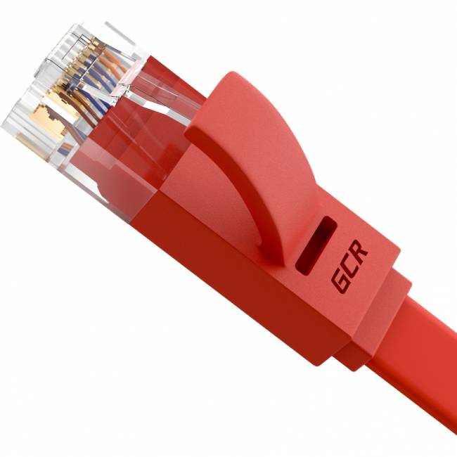 GCR Патч-корд PROF плоский прямой 1.0m, UTP медь кат.6, красный, 30 AWG, ethernet high speed 10 Гбит/с, RJ45, T568B, GCR-53083 Greenconnect GCR-53083 — для бизнеса и офиса GCR Патч-корд PROF плоский прямой 1.0m, UTP медь кат.6, красный, 30 AWG, ethernet high speed 10 Гбит/с, RJ45, T568B, GCR-53083 Greenconnect GCR-53083 — для бизнеса и офиса