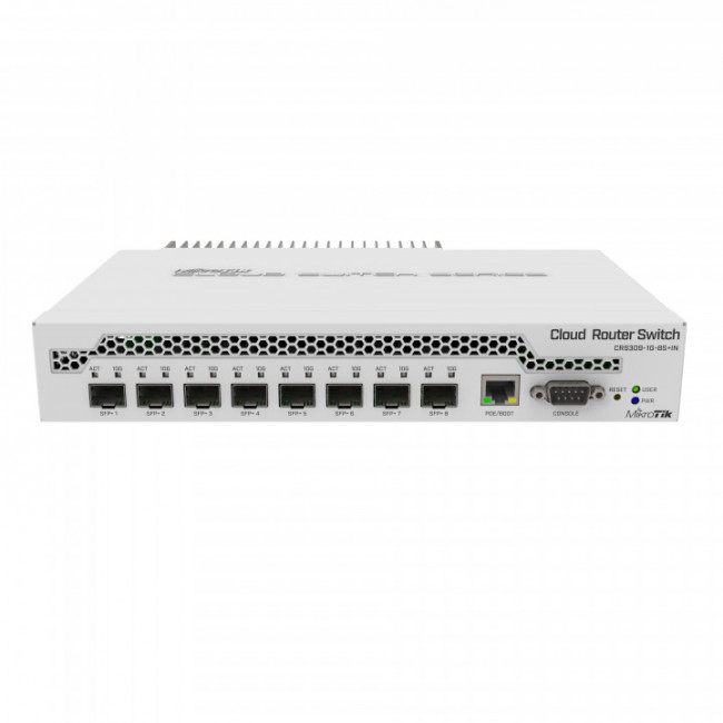 Коммутатор Mikrotik CRS309-1G-8S+IN — для бизнеса и офиса
