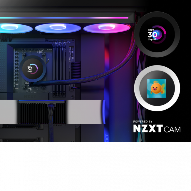 Система жидкостного охлаждения для ПК NZXT RL-KR360-B2 — для бизнеса и офиса