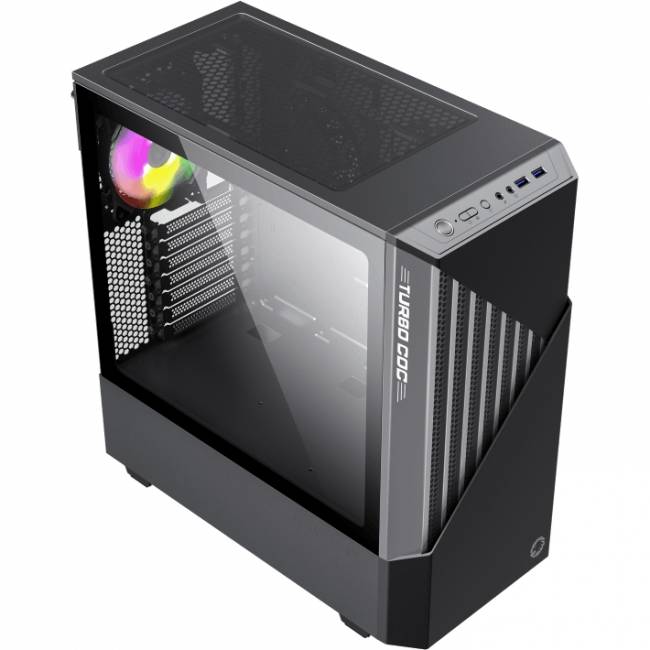 Компьютерный корпус, без блока питания ATX GameMax Contac COC BG — для бизнеса и офиса Компьютерный корпус, без блока питания ATX GameMax Contac COC BG — для бизнеса и офиса