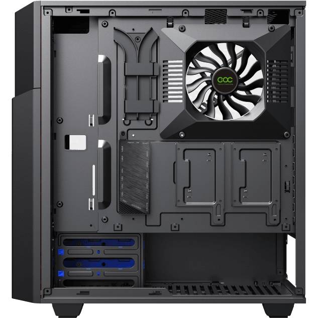Компьютерный корпус, без блока питания ATX GameMax Contac COC BG — для бизнеса и офиса Компьютерный корпус, без блока питания ATX GameMax Contac COC BG — для бизнеса и офиса