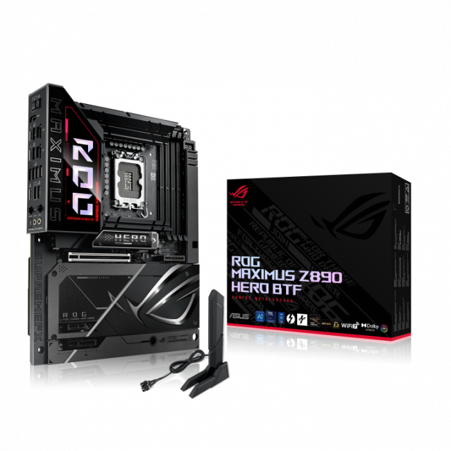 Материнская плата ASUS ROG MAXIMUS Z890 HERO BTF — для бизнеса и офиса