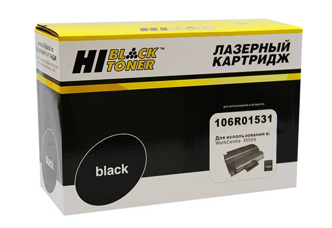 Картридж Hi-Black (HB-106R01531) для Xerox WC 3550, 11K — для бизнеса и офиса Картридж Hi-Black (HB-106R01531) для Xerox WC 3550, 11K — для бизнеса и офиса