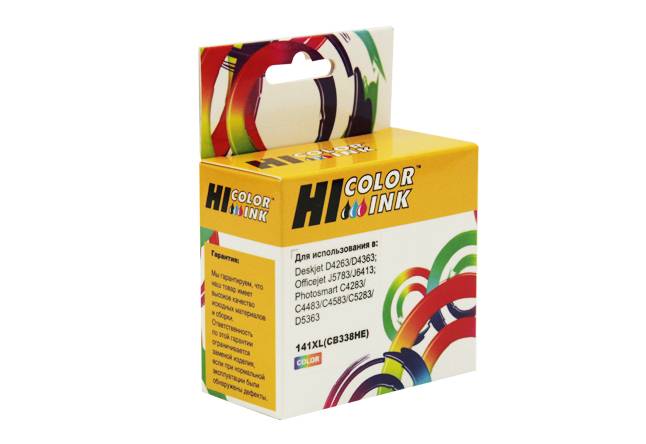 Картридж Hi-Black (HB-CB338HE) для HP PS C4283/C5283/D5363/J5783/J6413/D4263, №141XL,Color — для бизнеса и офиса Картридж Hi-Black (HB-CB338HE) для HP PS C4283/C5283/D5363/J5783/J6413/D4263, №141XL,Color — для бизнеса и офиса