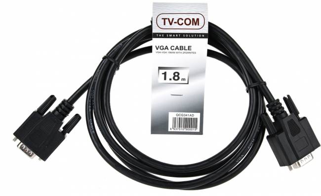 Кабель соединительный SVGA (15m/15m) 1,8m 2 фильтра TV-COM <QCG341AD-1.8M> Кабель соединительный SVGA VCOM QCG341AD-1.8M — для бизнеса и офиса Кабель соединительный SVGA (15m/15m) 1,8m 2 фильтра TV-COM <QCG341AD-1.8M> Кабель соединительный SVGA VCOM QCG341AD-1.8M — для бизнеса и офиса