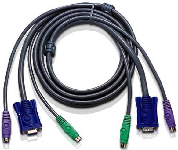 Шнур, мон., клав.+мышь PS/2, HD DB15+2x6MINI-DIN, Female/2xMale-3xMale, 8+6+6 проводов, опрессованный, 1.8 метр., черный ATEN 2L-1001P/C — для бизнеса и офиса Шнур, мон., клав.+мышь PS/2, HD DB15+2x6MINI-DIN, Female/2xMale-3xMale, 8+6+6 проводов, опрессованный, 1.8 метр., черный ATEN 2L-1001P/C — для бизнеса и офиса