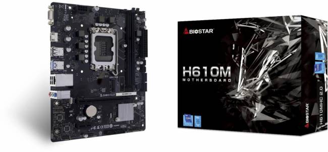 Материнская плата Biostar Microtech Netherlands B.V. H610MHC 2.0 — для бизнеса и офиса Материнская плата Biostar Microtech Netherlands B.V. H610MHC 2.0 — для бизнеса и офиса