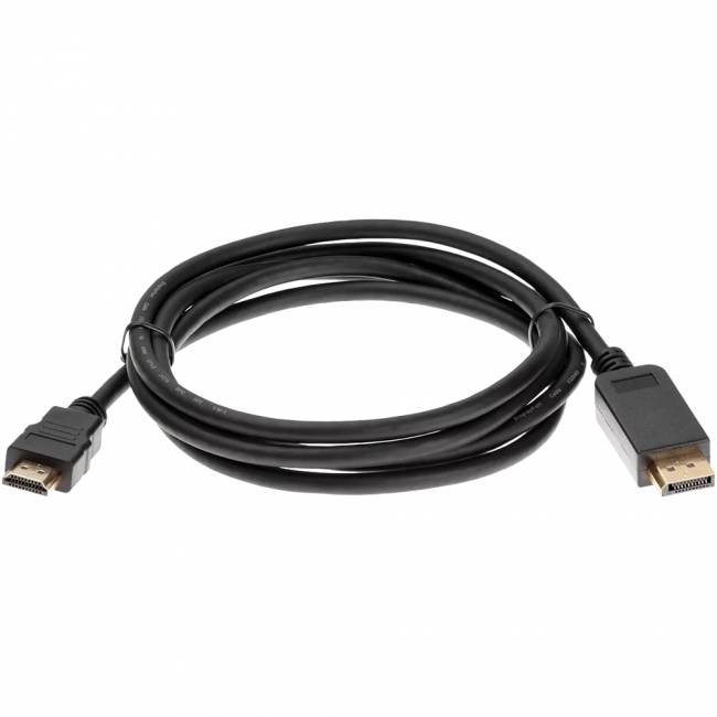 Кабель-переходник DisplayPort M-> HDMI M 4K@30Hz 1.8m iOpen (Aopen/Qust) <ACG608-1.8M> Кабель-переходник AOpen/Qust DisplayPort M/HDMI M (ACG608-1.8M) — для бизнеса и офиса Кабель-переходник DisplayPort M-> HDMI M 4K@30Hz 1.8m iOpen (Aopen/Qust) <ACG608-1.8M> Кабель-переходник AOpen/Qust DisplayPort M/HDMI M (ACG608-1.8M) — для бизнеса и офиса