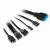 Корпус без блока питания HSPD F330-TGBK-ARGB — для бизнеса и офиса Корпус без блока питания HSPD F330-TGBK-ARGB — для бизнеса и офиса