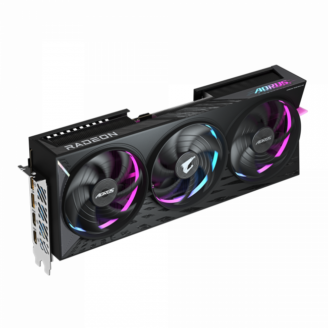 Видеокарта Видеокарта GIGABYTE GV-R9070XTAORUS E-16GD — для бизнеса и офиса Видеокарта Видеокарта GIGABYTE GV-R9070XTAORUS E-16GD — для бизнеса и офиса