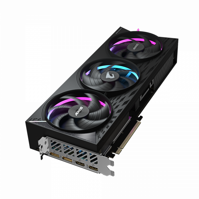 Видеокарта Видеокарта GIGABYTE GV-R9070XTAORUS E-16GD — для бизнеса и офиса Видеокарта Видеокарта GIGABYTE GV-R9070XTAORUS E-16GD — для бизнеса и офиса