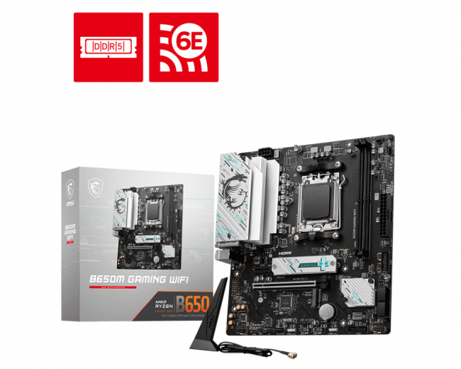 Материнская плата MSI B650M GAMING WIFI — для бизнеса и офиса Материнская плата MSI B650M GAMING WIFI — для бизнеса и офиса