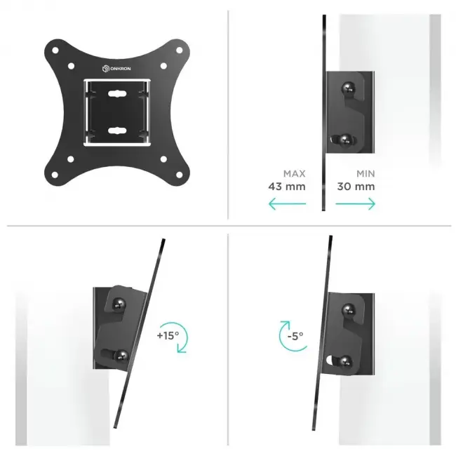 Кронштейн ONKRON ONKRON ONKRON SN31 BLACK — для бизнеса и офиса Кронштейн ONKRON ONKRON ONKRON SN31 BLACK — для бизнеса и офиса