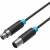 Кабель Vention аудио XLR M/XLR F - 3м Кабель Vention XLR(m)/XLR(f) - 3 м (BBFBI) — для бизнеса и офиса