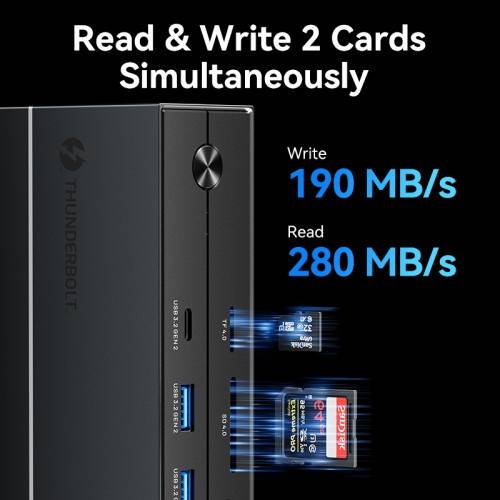 Мультифункциональная док-станция Vention USB Type C 14 в 1 с поддержкой Thunderbolt 4 Vention TPFH0-EU — для бизнеса и офиса Мультифункциональная док-станция Vention USB Type C 14 в 1 с поддержкой Thunderbolt 4 Vention TPFH0-EU — для бизнеса и офиса