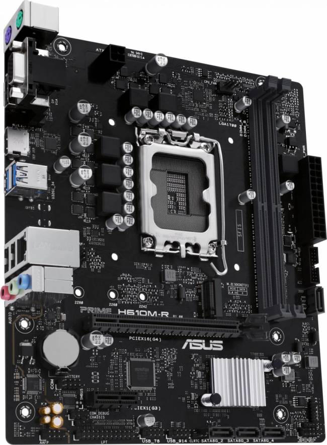 Материнская плата ASUS PRIME H610M-R-SI — для бизнеса и офиса Материнская плата ASUS PRIME H610M-R-SI — для бизнеса и офиса