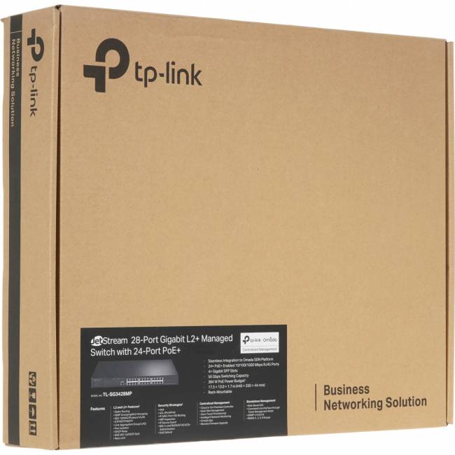 Коммутатор TP-Link SG3428MP — для бизнеса и офиса Коммутатор TP-Link SG3428MP — для бизнеса и офиса