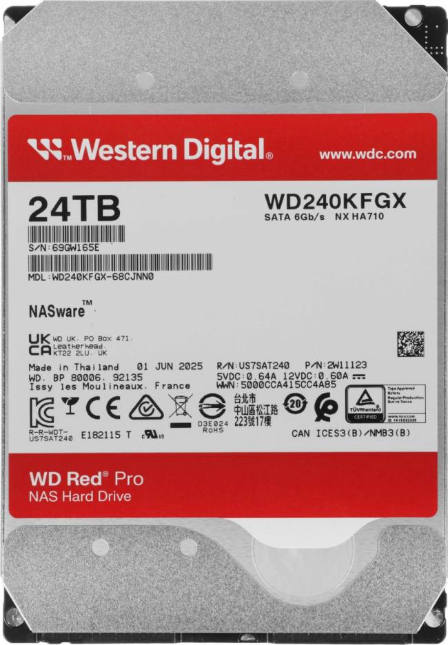Жесткий диск WD WD240KFGX — для бизнеса и офиса Жесткий диск WD WD240KFGX — для бизнеса и офиса