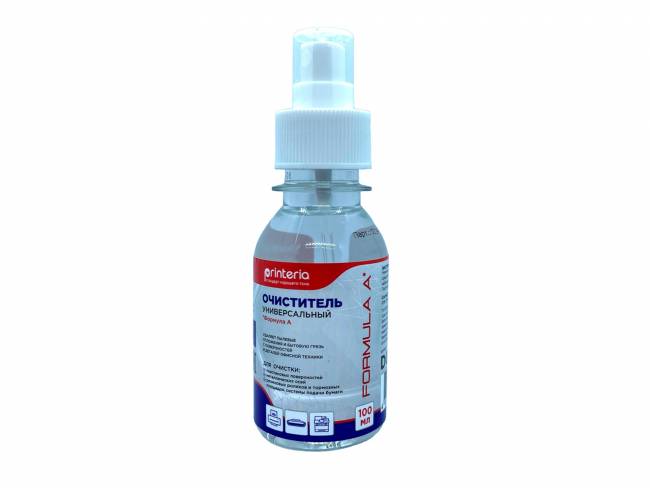 Очиститель универсальный Formula A (Printeria), 100 мл — для бизнеса и офиса Очиститель универсальный Formula A (Printeria), 100 мл — для бизнеса и офиса