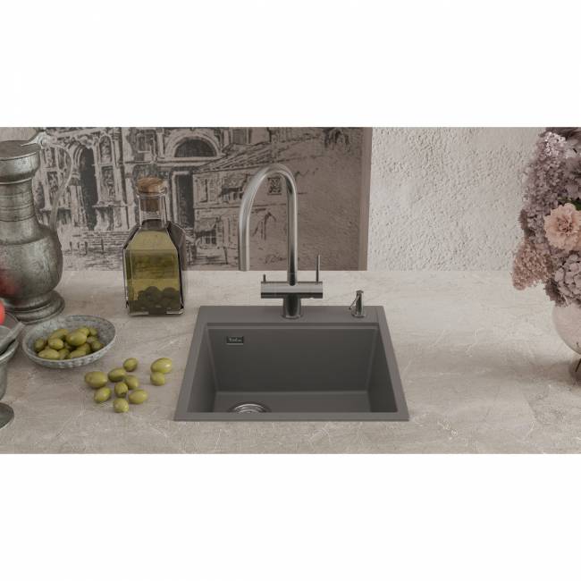 Кухонная мойка RIVELATO Rivelato TR-505-L grigio metallizz — для бизнеса и офиса