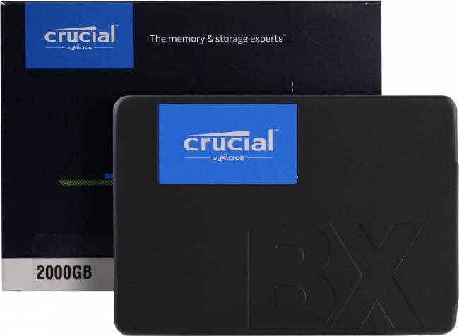 Твердотельный накопитель Crucial BX500 CT2000BX500SSD1 — для бизнеса и офиса Твердотельный накопитель Crucial BX500 CT2000BX500SSD1 — для бизнеса и офиса