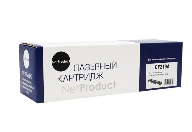 Драм-юнит NetProduct (N-CF219A) для HP LJ Pro M104/MFP M132, 12K — для бизнеса и офиса Драм-юнит NetProduct (N-CF219A) для HP LJ Pro M104/MFP M132, 12K — для бизнеса и офиса
