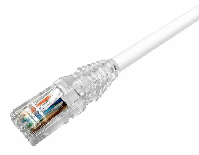 Коммутационный шнур Кат.5E U/UTP RJ-45, LSZH, Цвет: белый, 0.5м CommScope RJ45(m) - RJ45(m) Cat5e U/UTP LSZH 0.5м белый — для бизнеса и офиса