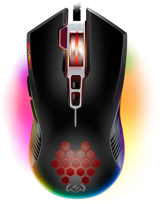 Игровая мышь SVEN RX-G850 (7+1кл. 500-6400 DPI, ПО, RGB подсветка, игров. упак) Sven RX-G850 — для бизнеса и офиса