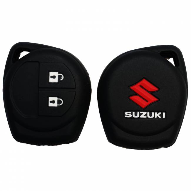 Чехол силиконовый невыкидного ключа SUZUKI 2 кнопки (с лого) — для бизнеса и офиса Чехол силиконовый невыкидного ключа SUZUKI 2 кнопки (с лого) — для бизнеса и офиса