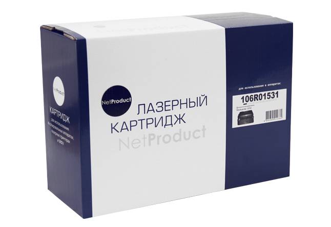 Картридж NetProduct (N-106R01531) для Xerox WC 3550, 11K — для бизнеса и офиса Картридж NetProduct (N-106R01531) для Xerox WC 3550, 11K — для бизнеса и офиса