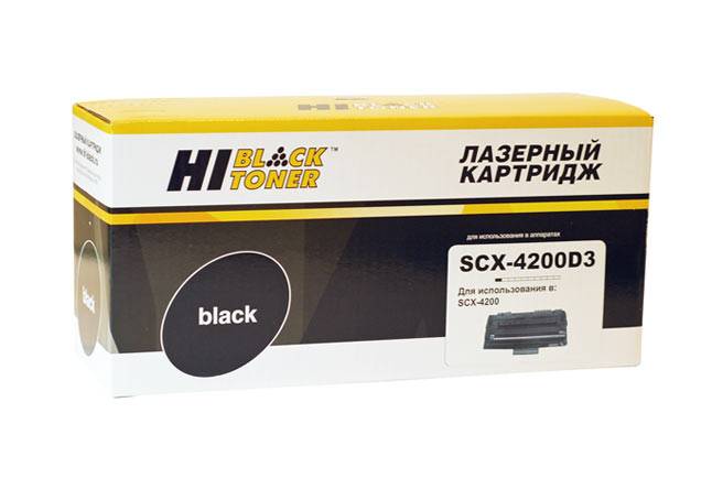 Картридж Hi-Black (HB-SCX-D4200A) для Samsung SCX-4200/4220, 3K — для бизнеса и офиса Картридж Hi-Black (HB-SCX-D4200A) для Samsung SCX-4200/4220, 3K — для бизнеса и офиса