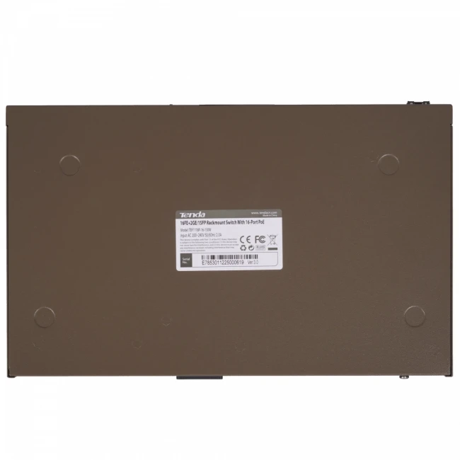 Коммутатор Tenda TEF1118P-16-150W — для бизнеса и офиса Коммутатор Tenda TEF1118P-16-150W — для бизнеса и офиса