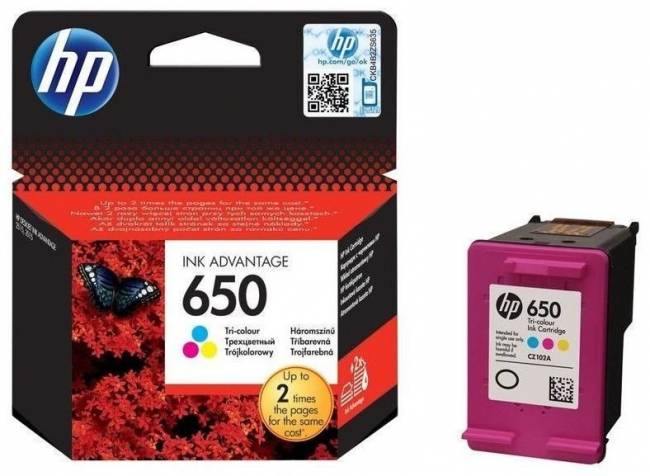 Картридж 650 для HP DJ IA 2515/2516,200стр. (O) CZ102AE/CZ102AK, color — для бизнеса и офиса Картридж 650 для HP DJ IA 2515/2516,200стр. (O) CZ102AE/CZ102AK, color — для бизнеса и офиса