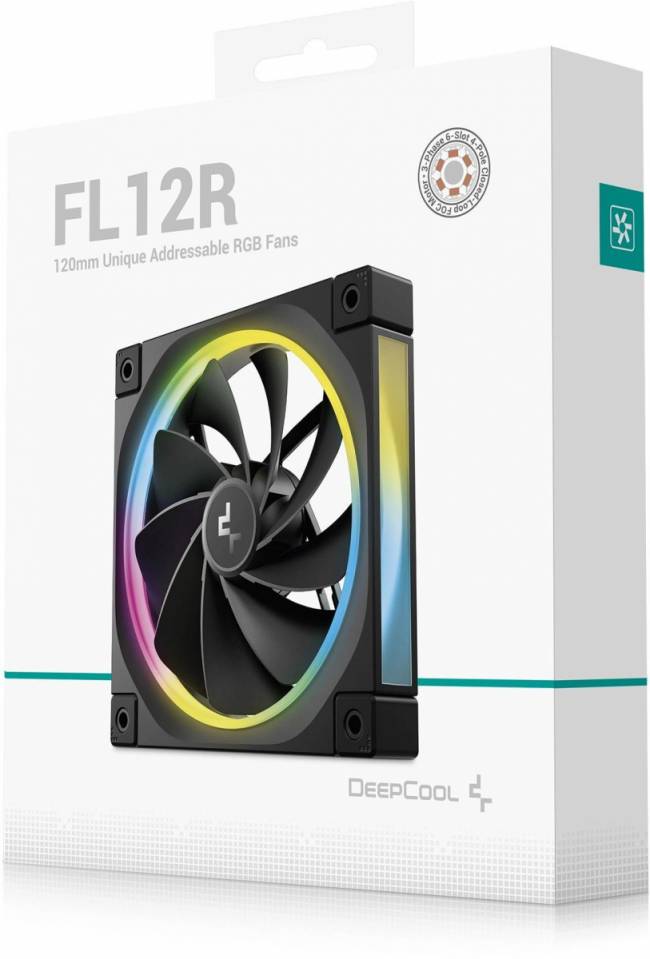 Вентилятор для корпуса Deepcool R-FL12R-BKAPN1-G — для бизнеса и офиса Вентилятор для корпуса Deepcool R-FL12R-BKAPN1-G — для бизнеса и офиса