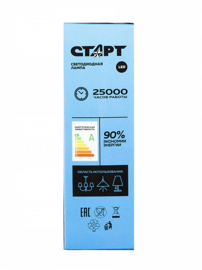 Лампа светодиодная СТАРТ свеча E27 10W 6500К Лампа светодиодная СТАРТ свеча E27 10W 6500К — для бизнеса и офиса Лампа светодиодная СТАРТ свеча E27 10W 6500К Лампа светодиодная СТАРТ свеча E27 10W 6500К — для бизнеса и офиса