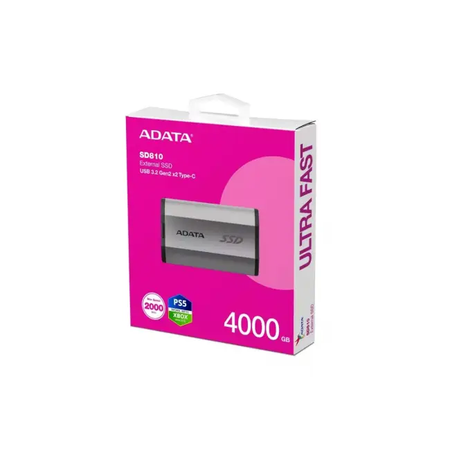 Твердотельный накопитель ADATA SD810-4000G-CSG — для бизнеса и офиса Твердотельный накопитель ADATA SD810-4000G-CSG — для бизнеса и офиса